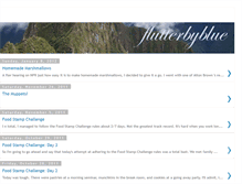 Tablet Screenshot of flutterbyblue.blogspot.com