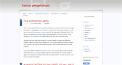 Desktop Screenshot of kamustutorial.blogspot.com