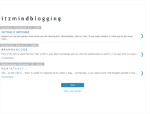 Tablet Screenshot of itzmindblogging.blogspot.com