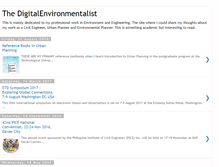 Tablet Screenshot of digitalnvironmentalist.blogspot.com