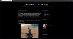 Desktop Screenshot of dragon-slayer-for-hire.blogspot.com