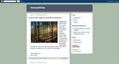 Desktop Screenshot of hasinplebista.blogspot.com