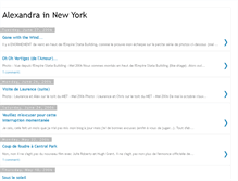 Tablet Screenshot of alexandrainnewyork.blogspot.com