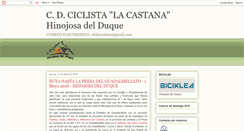 Desktop Screenshot of cdciclistalacastanahinojosadelduque.blogspot.com