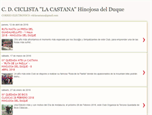 Tablet Screenshot of cdciclistalacastanahinojosadelduque.blogspot.com