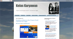 Desktop Screenshot of kelas-karyawan.blogspot.com