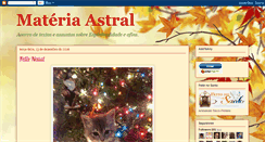 Desktop Screenshot of materiastral.blogspot.com