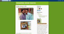 Desktop Screenshot of muhammadusmanparacha.blogspot.com