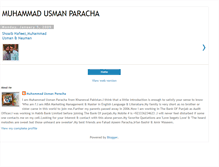 Tablet Screenshot of muhammadusmanparacha.blogspot.com