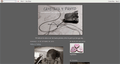 Desktop Screenshot of cayetanaypunto.blogspot.com
