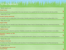 Tablet Screenshot of mysylvansanctuary.blogspot.com