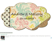 Tablet Screenshot of andrew-mallory.blogspot.com