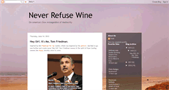 Desktop Screenshot of neverrefusewine.blogspot.com