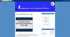 Desktop Screenshot of fundamentosedbasica.blogspot.com