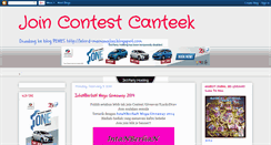 Desktop Screenshot of canteek-selalu.blogspot.com