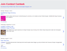 Tablet Screenshot of canteek-selalu.blogspot.com