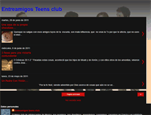 Tablet Screenshot of entreamigosteensclub.blogspot.com