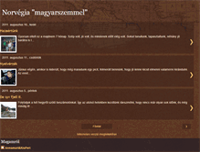 Tablet Screenshot of norvgiamagyarszemmel.blogspot.com