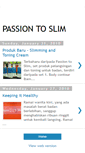 Mobile Screenshot of passiontoslimkl.blogspot.com