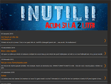 Tablet Screenshot of inutilii.blogspot.com