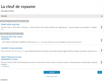 Tablet Screenshot of lacleufderoyaume.blogspot.com