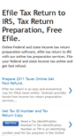 Mobile Screenshot of efiletaxreturn.blogspot.com