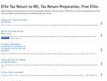 Tablet Screenshot of efiletaxreturn.blogspot.com