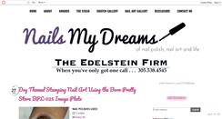 Desktop Screenshot of nailsmydreams.blogspot.com