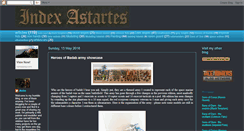 Desktop Screenshot of indexastartes.blogspot.com