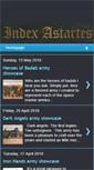 Mobile Screenshot of indexastartes.blogspot.com
