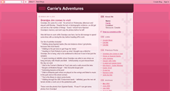 Desktop Screenshot of catchcarrie.blogspot.com