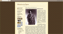 Desktop Screenshot of memoriadaopera.blogspot.com