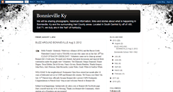 Desktop Screenshot of bonnievilleky.blogspot.com