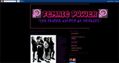 Desktop Screenshot of female--power.blogspot.com