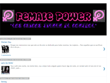 Tablet Screenshot of female--power.blogspot.com