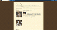 Desktop Screenshot of bargerdogs.blogspot.com