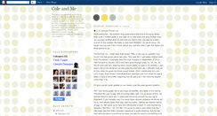 Desktop Screenshot of coleandme.blogspot.com