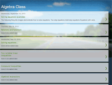 Tablet Screenshot of barrettalgebraclass.blogspot.com
