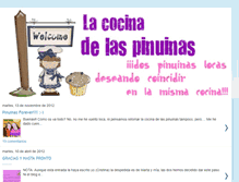 Tablet Screenshot of cocinaparapinuinas.blogspot.com