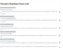 Tablet Screenshot of fernansshorthornfarmlife.blogspot.com