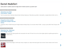 Tablet Screenshot of dantelciyizbiz.blogspot.com