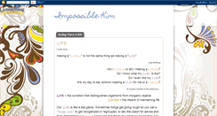 Desktop Screenshot of impossiblebarnes.blogspot.com