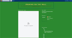 Desktop Screenshot of drawingonthewall.blogspot.com