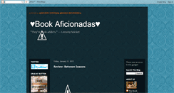 Desktop Screenshot of book-aficionadas.blogspot.com