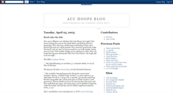 Desktop Screenshot of acchoops.blogspot.com