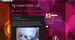 Desktop Screenshot of mycreativeeclecticlife.blogspot.com