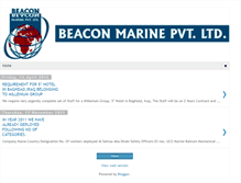 Tablet Screenshot of beaconmarine.blogspot.com