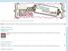 Tablet Screenshot of cairnscreations.blogspot.com