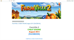 Desktop Screenshot of farmville2-cheat-engine.blogspot.com