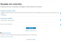Tablet Screenshot of escadasdeconcreto.blogspot.com